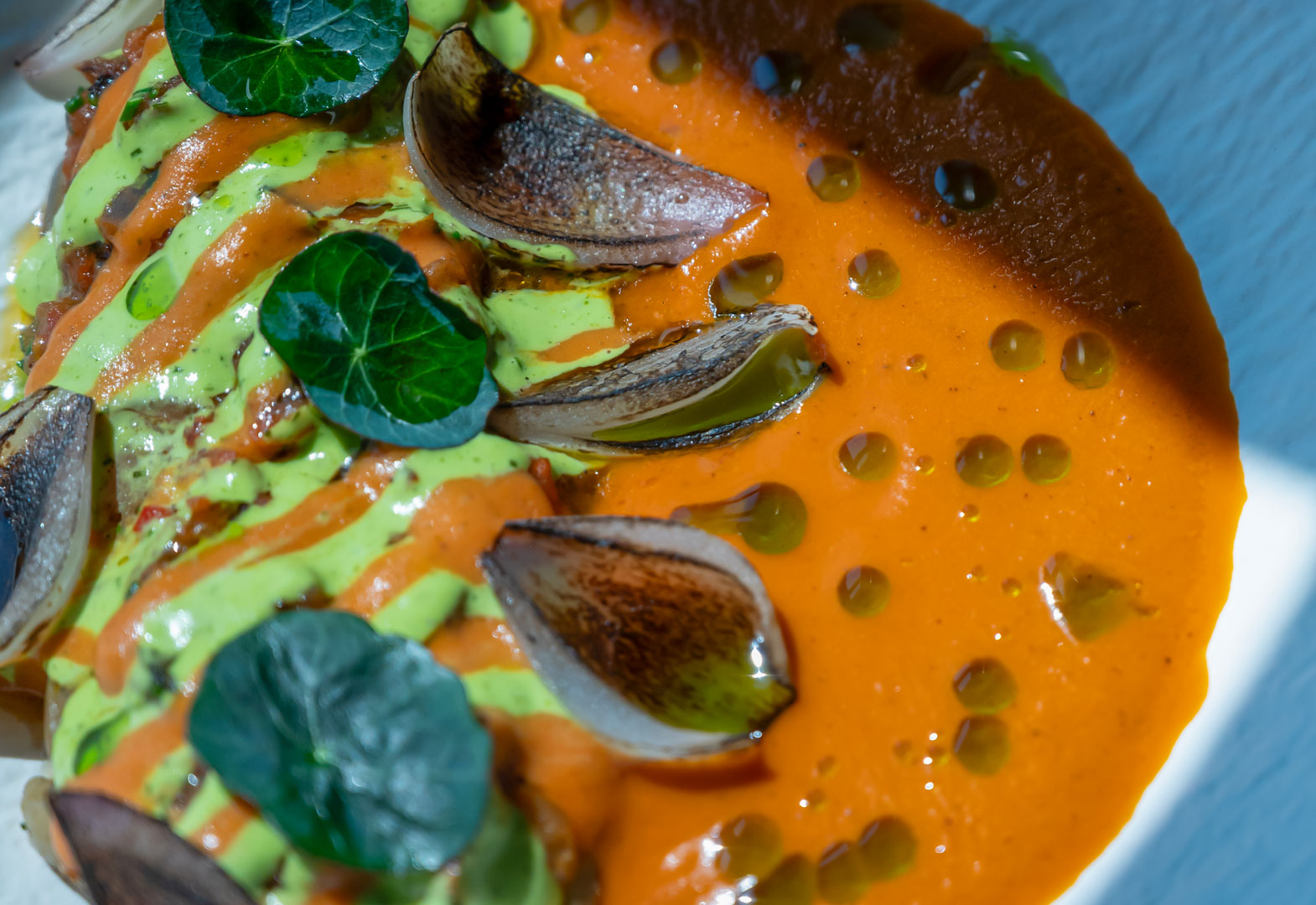 Santorini vegan dish selection