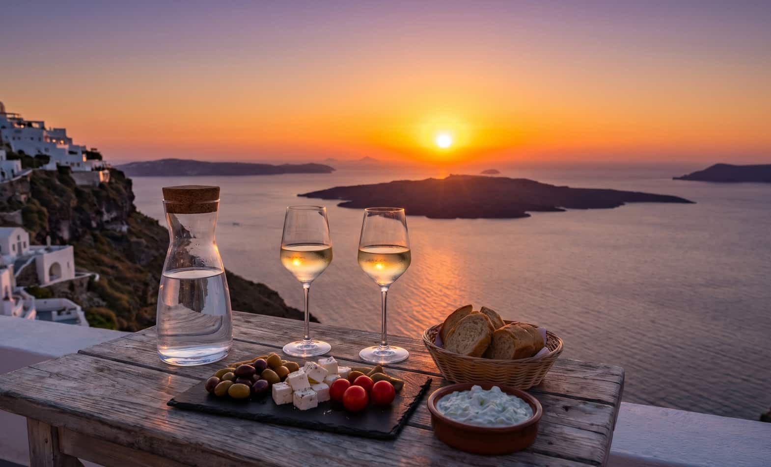 Santorini Sunset Wine Tasting