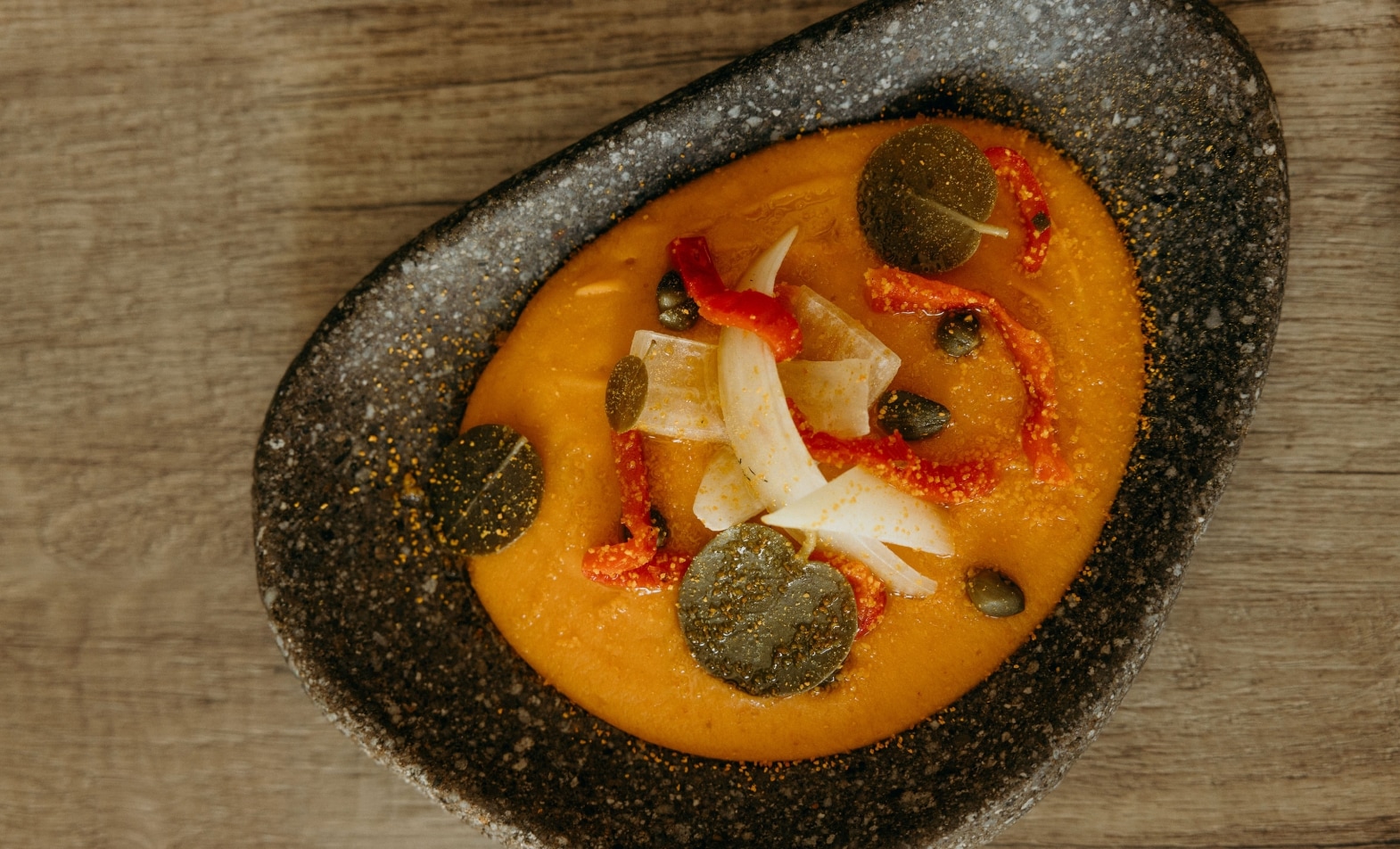 Traditional Santorini Food - Fava Santorini PDO Split Pea Puree with Olive Oil and Capers